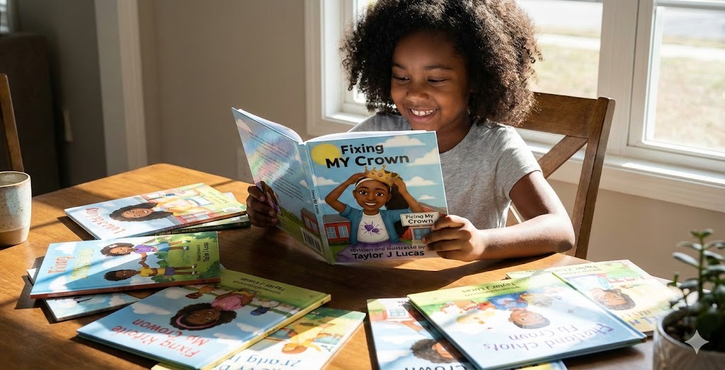 GIRL BOOK FIXING MY CROWN